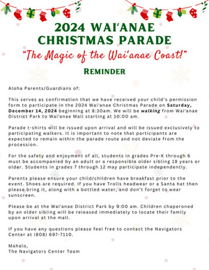 Waiʻanae Christmas Parade